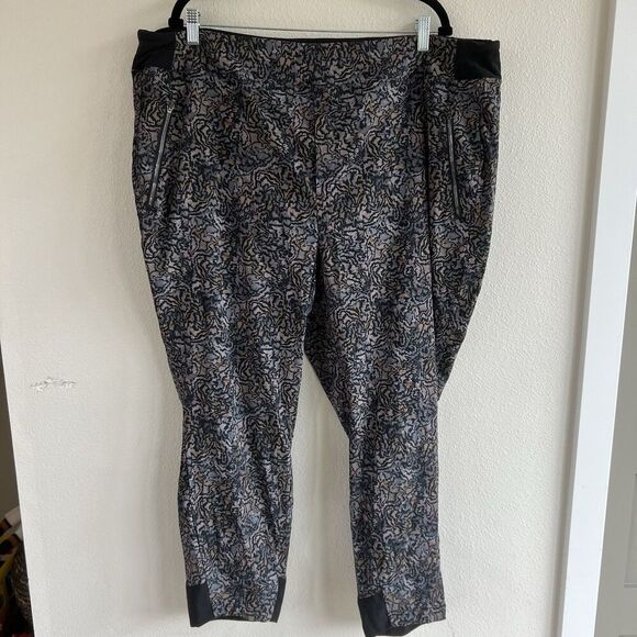 Athleta Pants - Athleta‎ Trekkie North Printed Jogger Womens Plus Size 24 Athletic Yoga